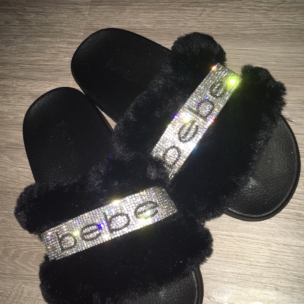 Bebe Fur Slides